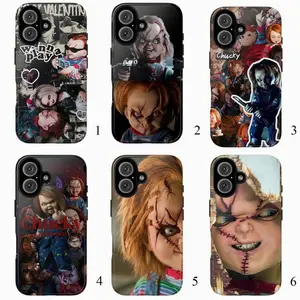 Chucky Horror Movie Phone Case For iPhone 17 16 15 14 13 12 11 XS and Samsung S25 S24 S23 S22 S21 8