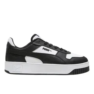 PUMA Womens Carina Street Platform Sneakers Shoes Casual - Black