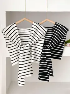 Women's Striped Print Scarf, Casual Versatile Shawl for Daily Wear, Fashion Accessories for Women & Girls