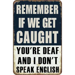 【fathersdaygift】Funny Man Cave Room Signs Men Accessories Sign For Garage Home Bedroom Bar Wall Decor 12x8 Inch