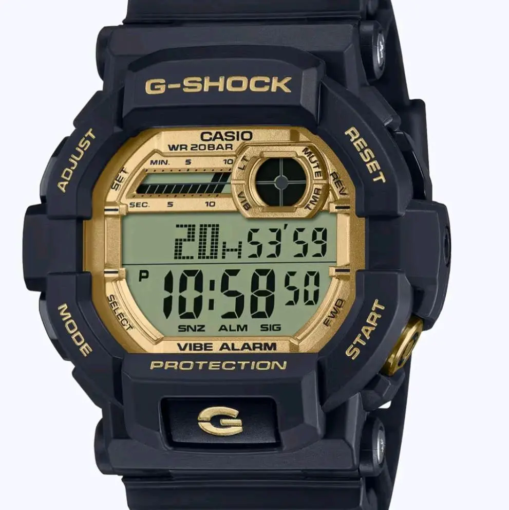 GD350GB-1 New G shock black Digital gold dial men' s watch "Masterpiece from G shock"