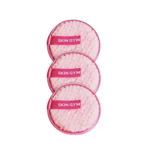 Skin Gym Cleanie Puffs 3-Pack - Cleansing Makeup Cosmetic