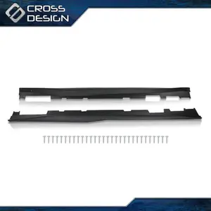 CROSSDESIGN Fits 16-23 Chevy Camaro RS SS 6th Side Skirts Extension Rocker Panels ZL1 Style