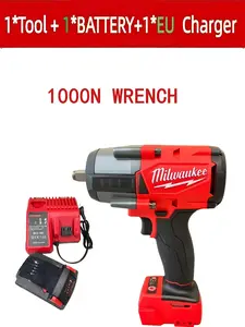 Milwaukee 1000N - 1/2" High Torque Impact Wrench (with Friction Ring), Heavy Duty Adjustable Torque Wrench, Professional Grade, for Automotive Repair and Heavy Equipment Maintenance, Cordless Power Tool