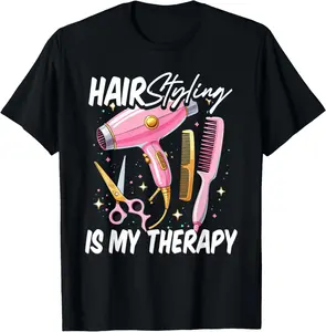 100% Cotton Hairdresser & Salon Stylist Hairstylist Haircutter & Barber T-Shirt