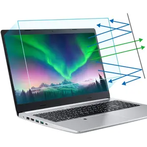 2-Pack 14 Inch 16:10 Anti Blue Light Matte Laptop Screen Protector, Reduce Eye Strain and Touch Sensitive Anti Glare Screen Cover for All 14" 16:10 Laptops