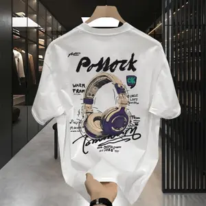 Urban Headphone Graffiti Tee  | Aesthetic Streetwear Graphic Shirt | Retro Music Vibe Oversized Top | Premium Cotton T-Shirt for Men & Women