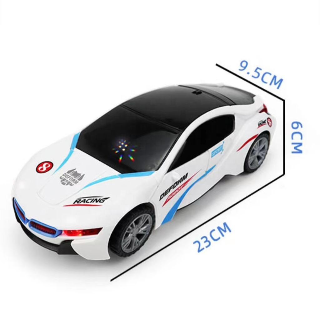 Deformable Racing Robot Car, 2-in-1 Electric Toy Vehicle, High-Performance Toy for Kids' Playtime & Gifting