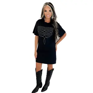 Midnight Outlaw Tee Dress