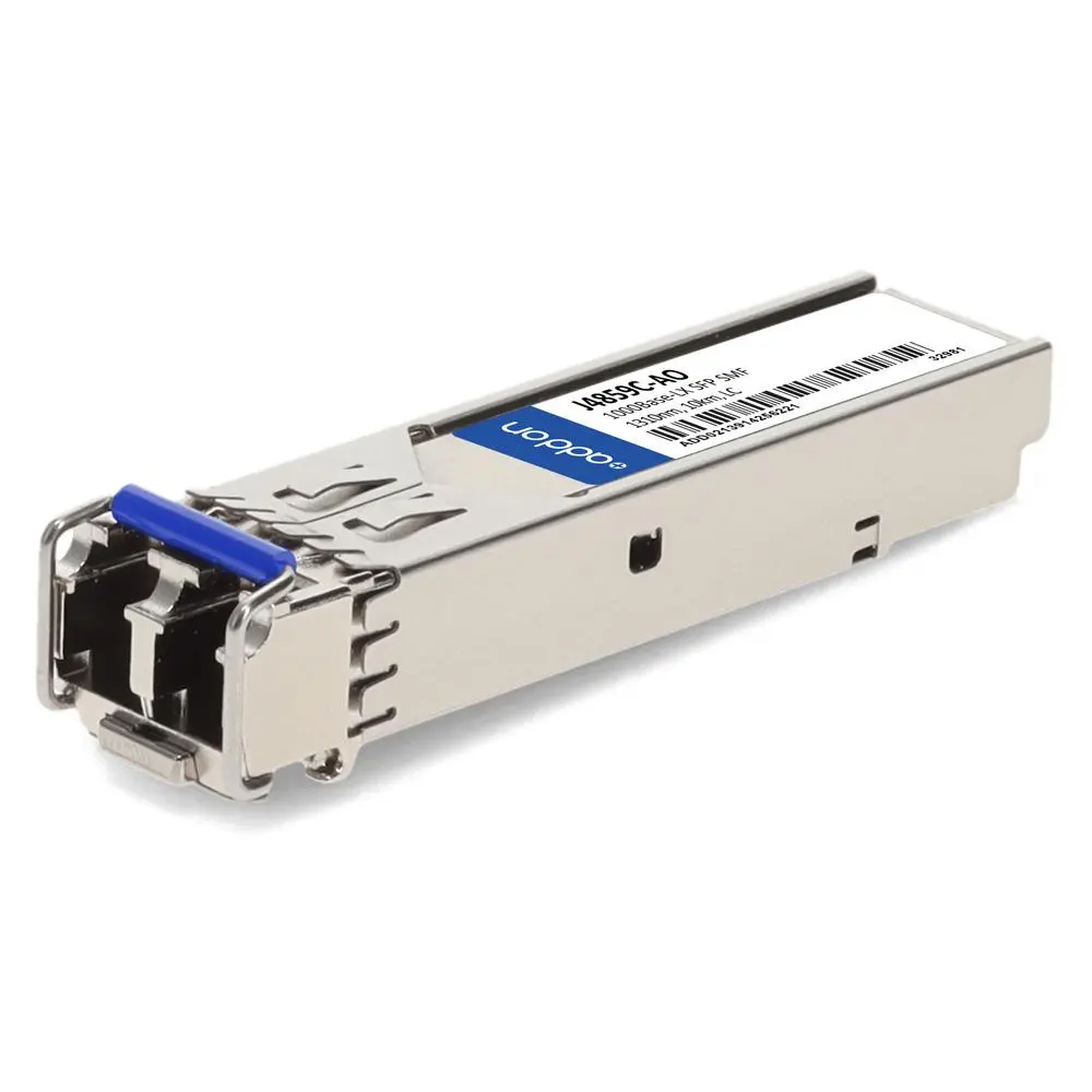 HP J4859C Compatible TAA 1000Base-LX SFP Transceiver (SMF, 1310nm, 10km, LC, DOM)