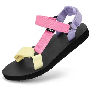 Kids Sandals Boys Girls Lightweight Non-slip Athletic Sandals with Adjustable Webbing for Hiking Walking Beach Water Sports