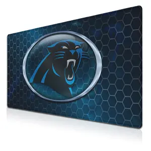 Large Mouse Pad, Carolina-Panthers Keyboard Mousepad,Laptop Computer large Gaming Mouse Pads, 35.4 x 15.7 inch for Office & Home & Game