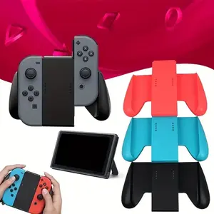 New Switch Handle Grip Stand, Oled Joycon Left Right Handle Grip Stand, Ns Accessories, Comfortable Gaming Controller Holder, Console Accessories, Joy Con Design, Game Controller