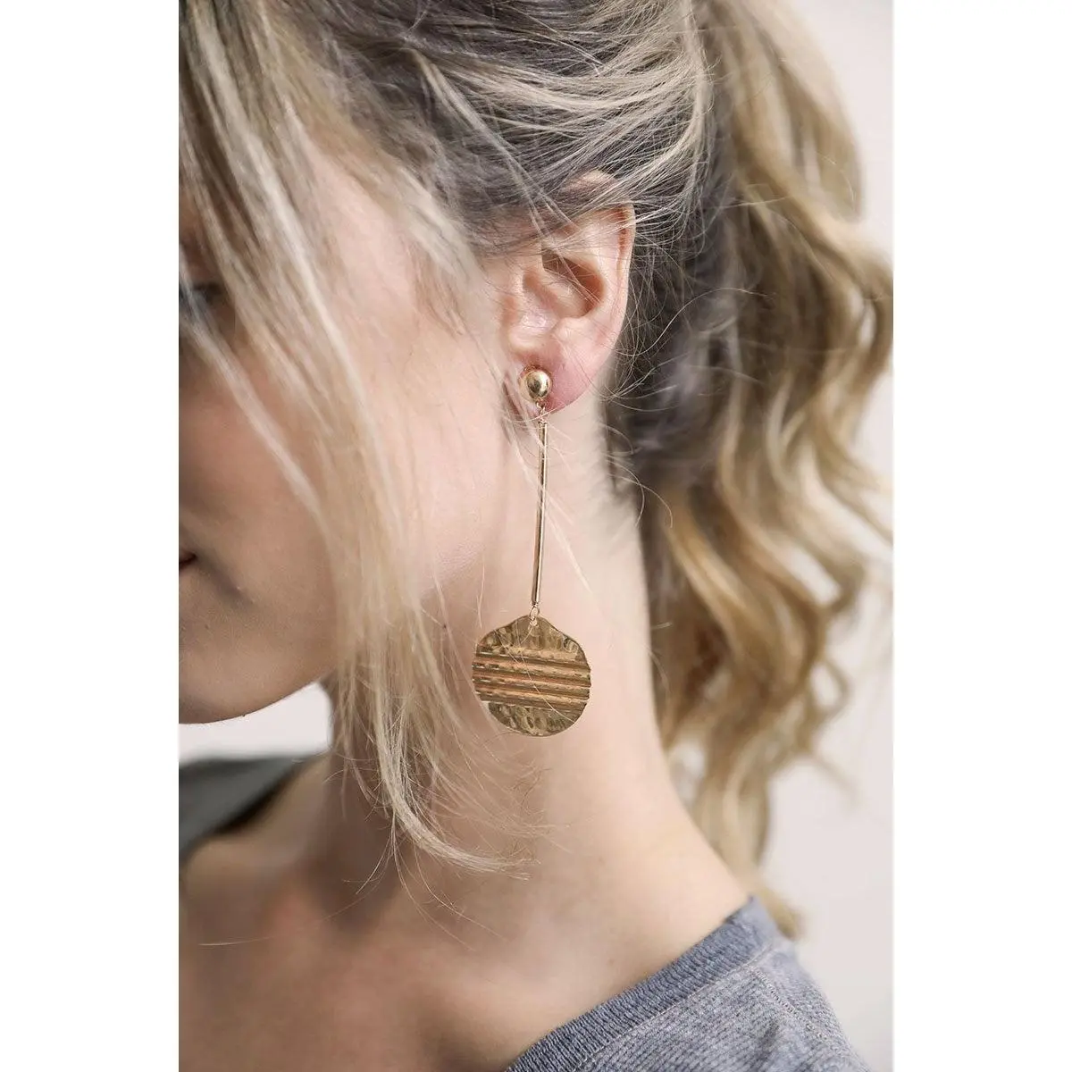 Roman Coin Earrings
