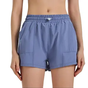 Women's High Waisted Drawstring Athletic Shorts Lightweight Quick Dry Running Shorts with Pockets