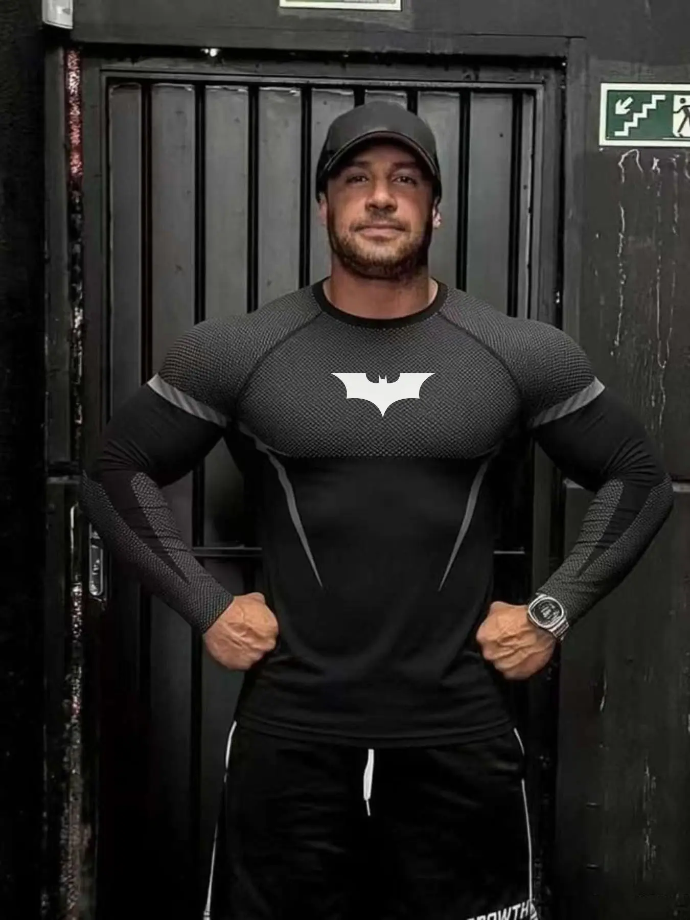 batman compression shirt grey - TikTok Shop