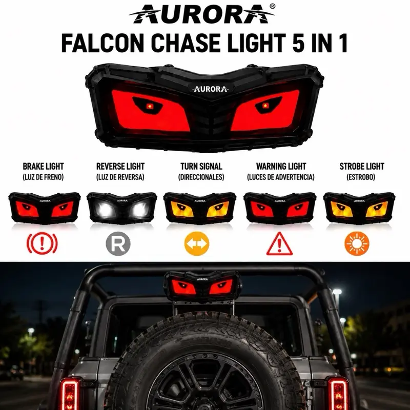 AURORA 5-in-1 LED Rear Tail Light
