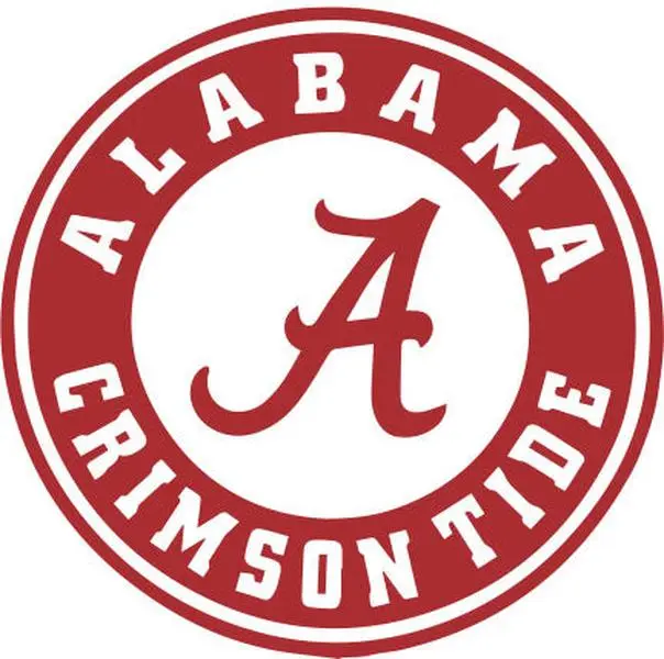 Alabama Crimson Tide Decal Alabama Crimson Tide Decal