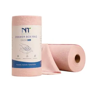 Reusable magic fiber towels can replace dish scrubber, kitchen dry cloths, and powerful cleaning cloths.