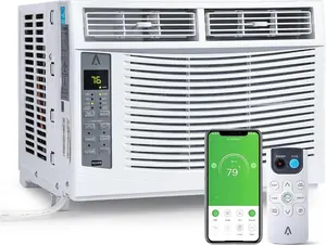 Gaomon 6000 BTU Window Air Conditioner, 250 sq.Ft Room Cooling, Remote Control & Timer Function, Easy Installation Kit, 115V/60Hz