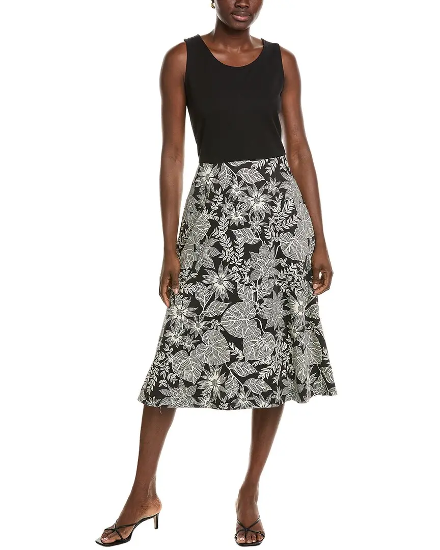 Brooks Brothers Printed Midi Dress