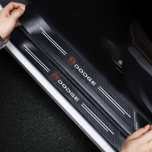 Car Threshold Protection Sticker, Anti-Scratch Scratch Guard, Welcome Mat Decorative Strip, Car Door Edge Modification Decal, Dodge Car Accessories