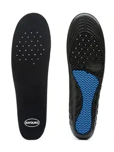 Work All-Day Superior Comfort Insoles with Massaging Gel - Designed for Men & Women with Hard-Working Feet, Eliminates Sore Muscles and Tired Legs, Arch Support Inserts with Odor Control
