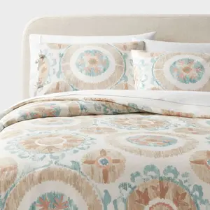 Boho Suzani Print Duvet Cover and Sham Set - Threshold