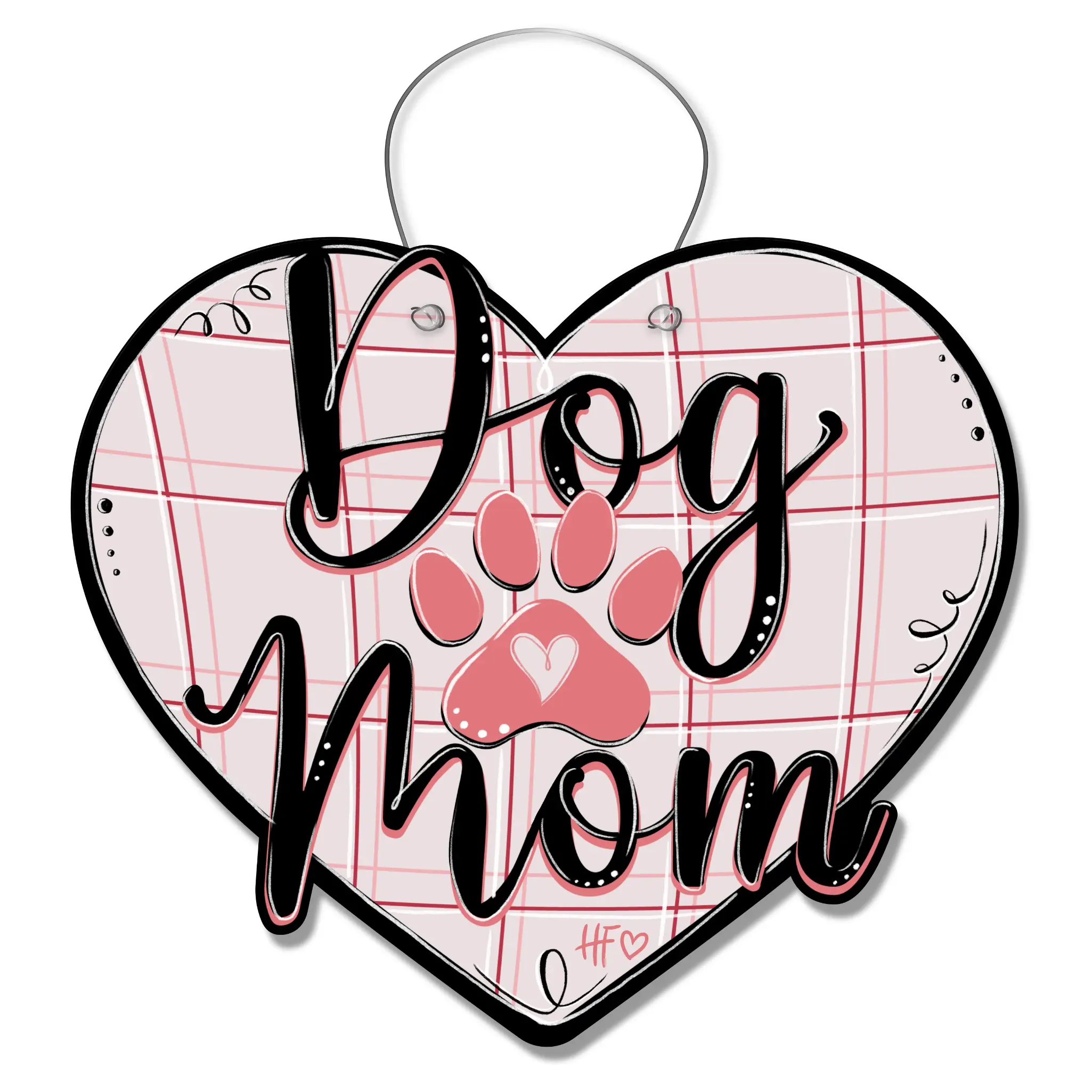 Dog Mom Door Hanger