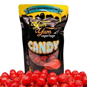 Chamoy Cherry Sours 8oz Bags Chamoy Candy Sweet Savory and Tangy Candy Snack Chile Lime chili
