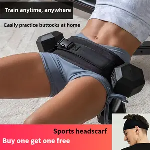 Glute Bridge Weighted Belt Dumbbell Hip Thrust Portable Training Belt for Men Women Adjustable Strap Non-Slip EVA Material Home Gym Glute Workout Secure Auxiliary Belt Multi-Function Pink Single Bumper Plates with Steel Insert