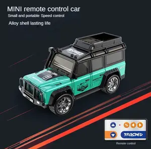 Mini RC Cars 1/64 Scale - Remote Control Vehicles with Optional Trailer - Choose from Trucks & SUVs