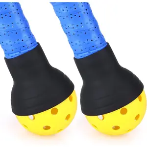 2 count Pickleball Ball Retriever,  Pickleball  Upper Pickball Grabber, Universal Pickleball Upper Suction Cup,   Pickleball Paddle Grip, Anti-Slip Pickleball Hand Grip