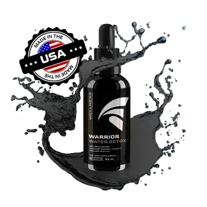 Warrior Water Detox Drops - Plant-derived Fulvic and Humic Acid Minerals, Zeolite, Activated Charcoal, Carbon 60