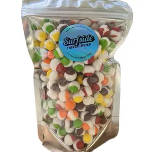 Surfside Freeze Dried Skittles- OG Rainbow, Berry, Sour and Rainbow Surprise Mix- Crunchy, Fruity Snack with Light, Bolder Punch Sweet Treats - Tangy Candy