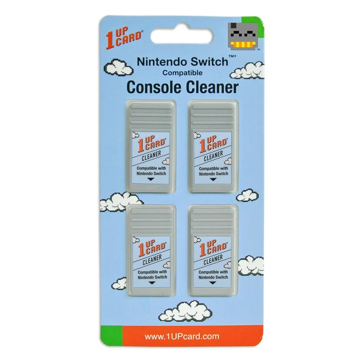 1UPcard™ Gaming Console Cleaning Card Accessories, 4-Pack Compatible with Nintendo Switch