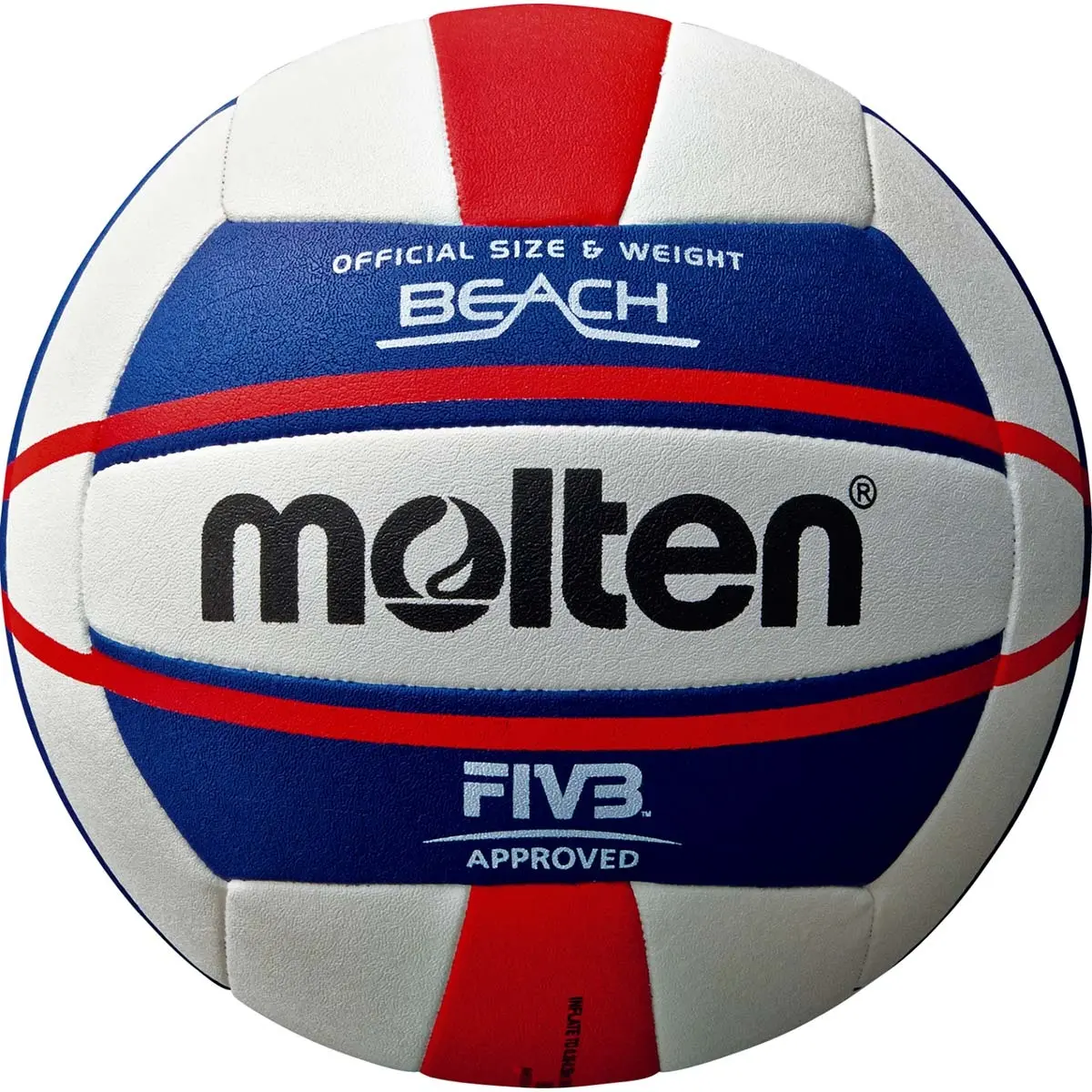 Molten V5B5000 Official FIVB Approved Beach Volleyball, Durable Polyurethane with Superior Grip, Absorbs Less Water for Maximum Durability & Consistent Outdoor Performance, Beach Play