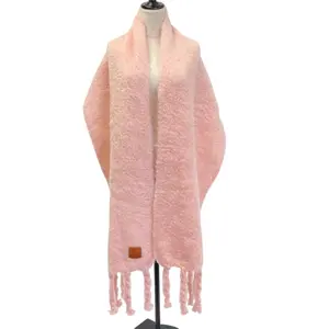 Pre-owned Loewe Other Small Leather Goods Mohair Long Scarf