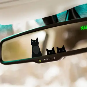 Black Cat Magnetic Bookmarks Set, Cute Page Markers for Books, Journals, Planners, School and Office Use