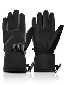 Heated Gloves for Men Women Rechargeable Electric Waterproof Thermal Warm Work Winter Gloves Hand Warmers for Cold Weather