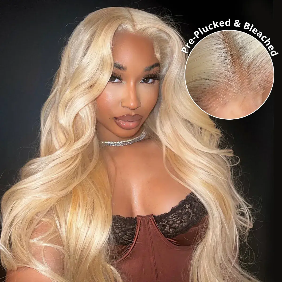 【Live Sale】UNice Hair 24‘’ 250% Density 613 Blonde  Full Lace Wigs Transparent Lace Human Hair Wigs Part Anywhere 100% Virgin Hair