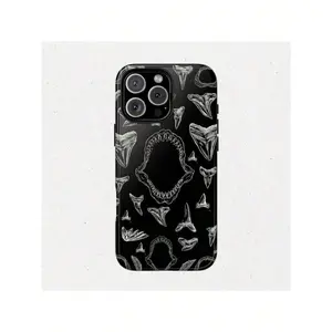 Shark Ocean Summer Phone Case – Tough Phone Case For  17, 16, 15, 14, 13, 12, 11 Pro Max, X, XR, XS Max, 8, And 7 Plus, Beach Vibes Protective Cover, Marine Life DesignSuitable For IPhone 17 Air