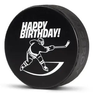 Hockey Puck - Happy Birthday