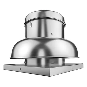 Industrial centrifugal roof exhaust fan for milling machines - High speed direct drive - Silent, weather resistant - Enhanced ventilation for industrial, restaurant, and warehouse applications