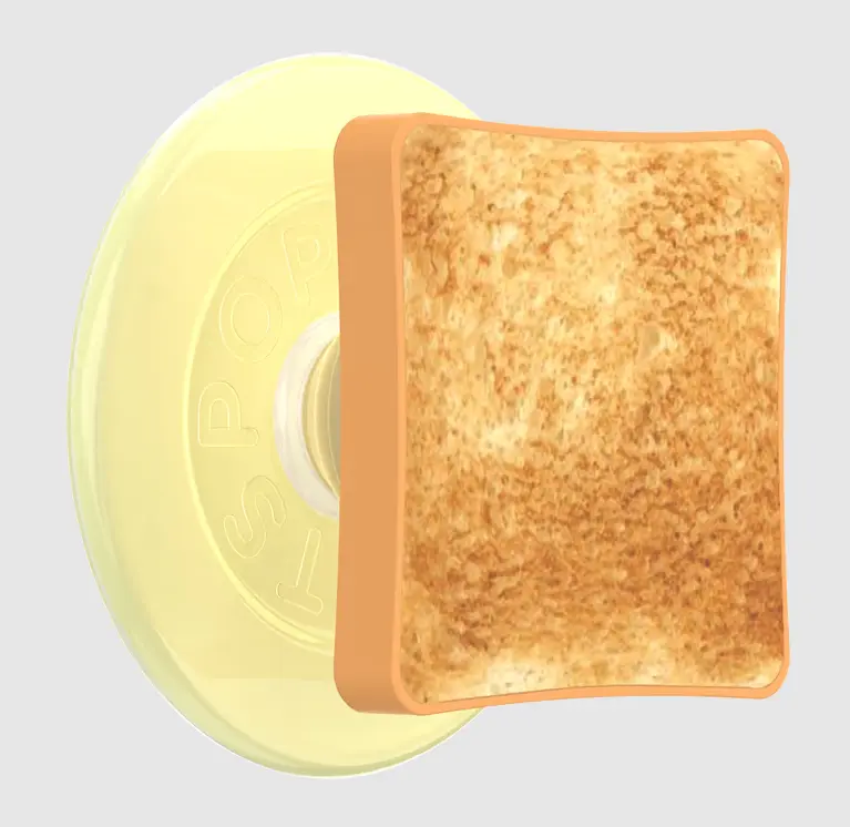 PopSockets PopOut Toast-Shape MagSafe Grip - Magnetic Phone Accessory, Mobile Tech Accessory for Phone Holders, Mounts, Accessories, Tech Accessories