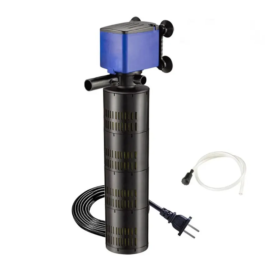 Aqua Dream 660GPH Submersible Aquarium Water Pump - 120V AC-60Hz, 3-in-1 Filtration, Circulation, Aeration, Quiet Operation, Aquarium Accessories for Freshwater Tanks, Fountains, Aquaponics, Fish, Oxygen Boost