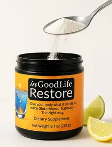inGoodLife Restore - Foundational Support for Glutathione & Cellular Energy, 30 Servings, 8.7 oz, Natural Glutathione Production, Antioxidant Defense, Healthy Aging