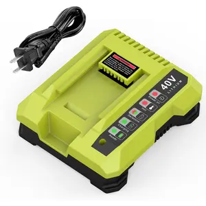 OP401 40V  Charger Replacement for Ryobi 40V Charger, Compatible with Ryobi  OP4026, OP40201, OP4040, OP40401, OP4050, OP40501, OP40601