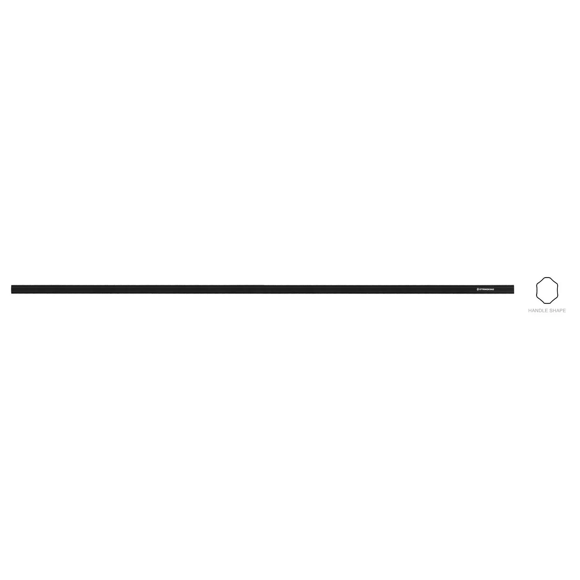 StringKing Composite 2 Pro 360 Lacrosse Shaft - Ultra-Stiff, Carbon Fiber Construction, Consistent Build for Defense Play, Consistent Construction, 360G