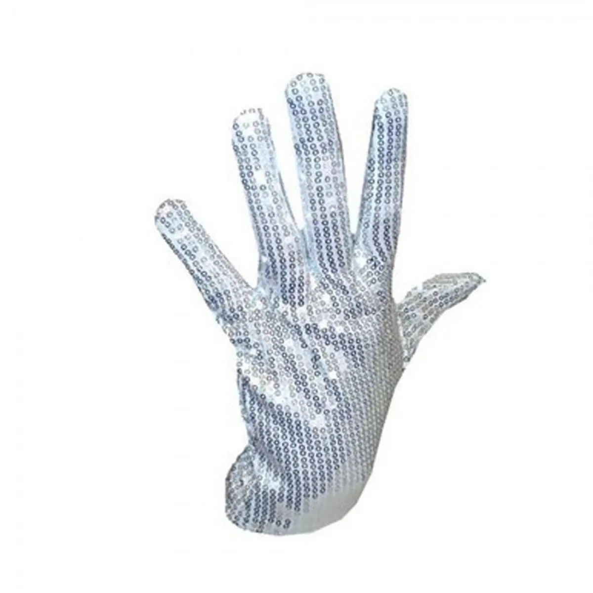 212 MAIN High-Quality Michael Jackson Right-Hand Glamorous Fashion Glove - Sequin-Embellished, Shimmering, Double-Sided, Durable, 1 Size Fits Most, Non-Light-Up Men's Clothing Accessory, One Size Fits Most